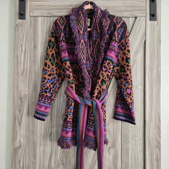 FARM Rio Multicolor Patterned Cardigan - Picture 4 of 7